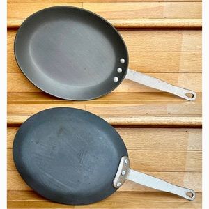 DRAFT 10.5x8.5 CALPHALON Oval Skillet Fish Pan Non Stick Fry Pan Saute Omelet